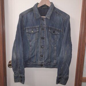 EDDIE BAUER Women's Denim Jacket Size L